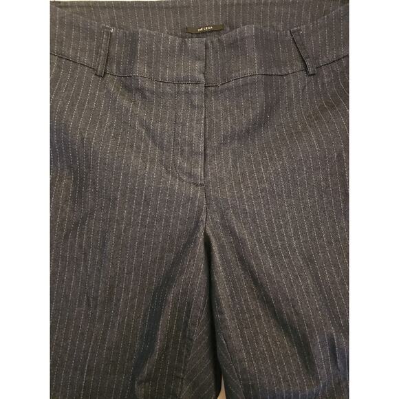 Lane Bryant The‎ Lena Ankle Striped Dress Pants Size 16 Navy Blue - Picture 5 of 11